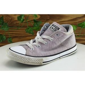 Converse All Star Youth Girls Shoes Size 3 M Purple High‎ Top Fabric